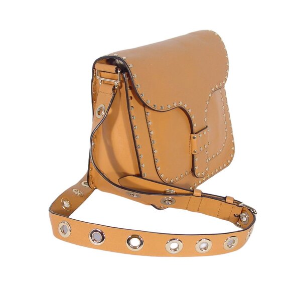 REBECCA MINKOFF Midnighter $325 Large Studded Leather Crossbody Messenger Bag - Picture 4 of 11